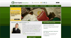 Desktop Screenshot of corncapitalinnovations.com